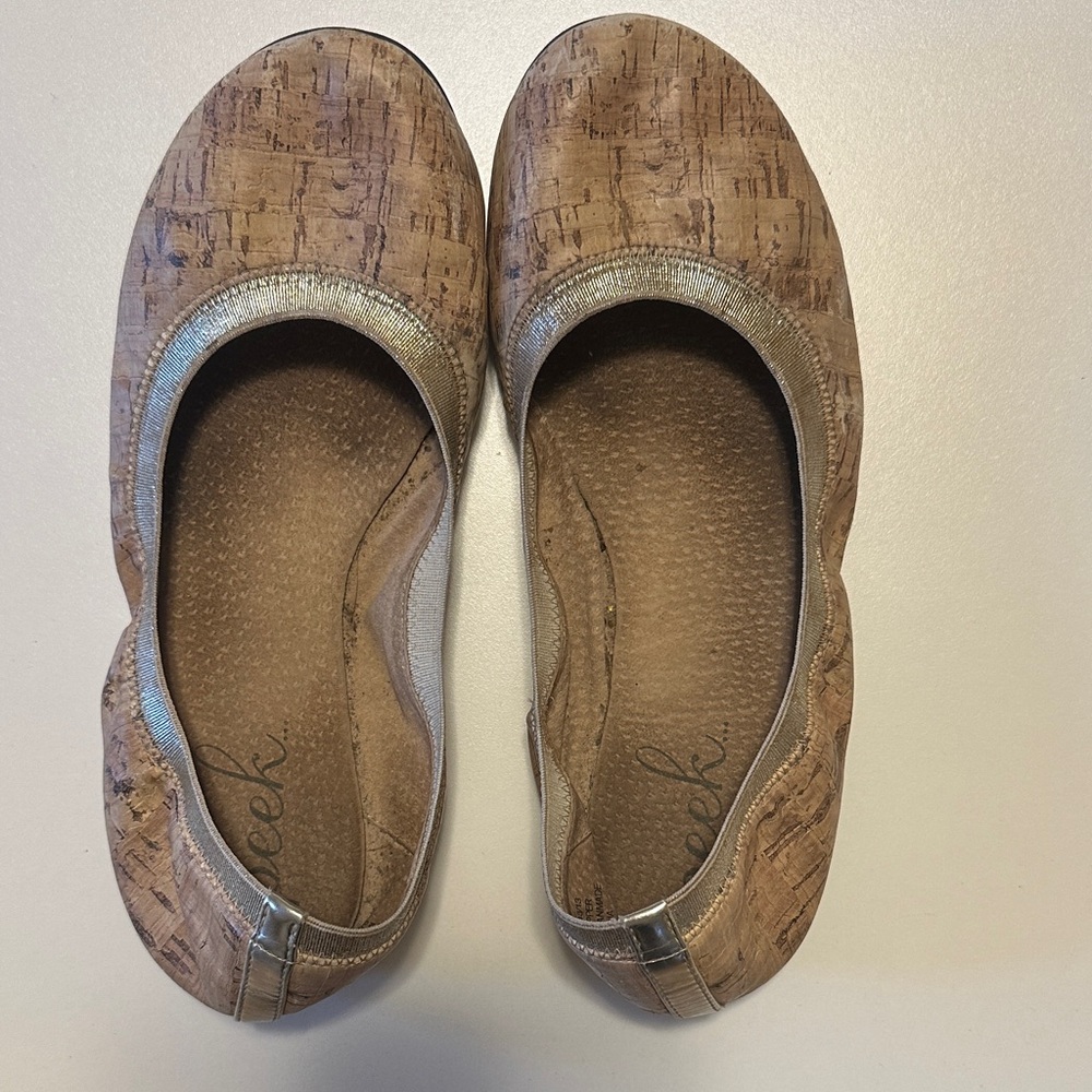 Peek Cork Slip-On Dress Shoes with Metallic Trim